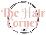 logo the hair corner rond noir lomé